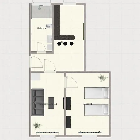 Sh-Team Apartments For Work & Travel With Free Parking Duisburg Room photo