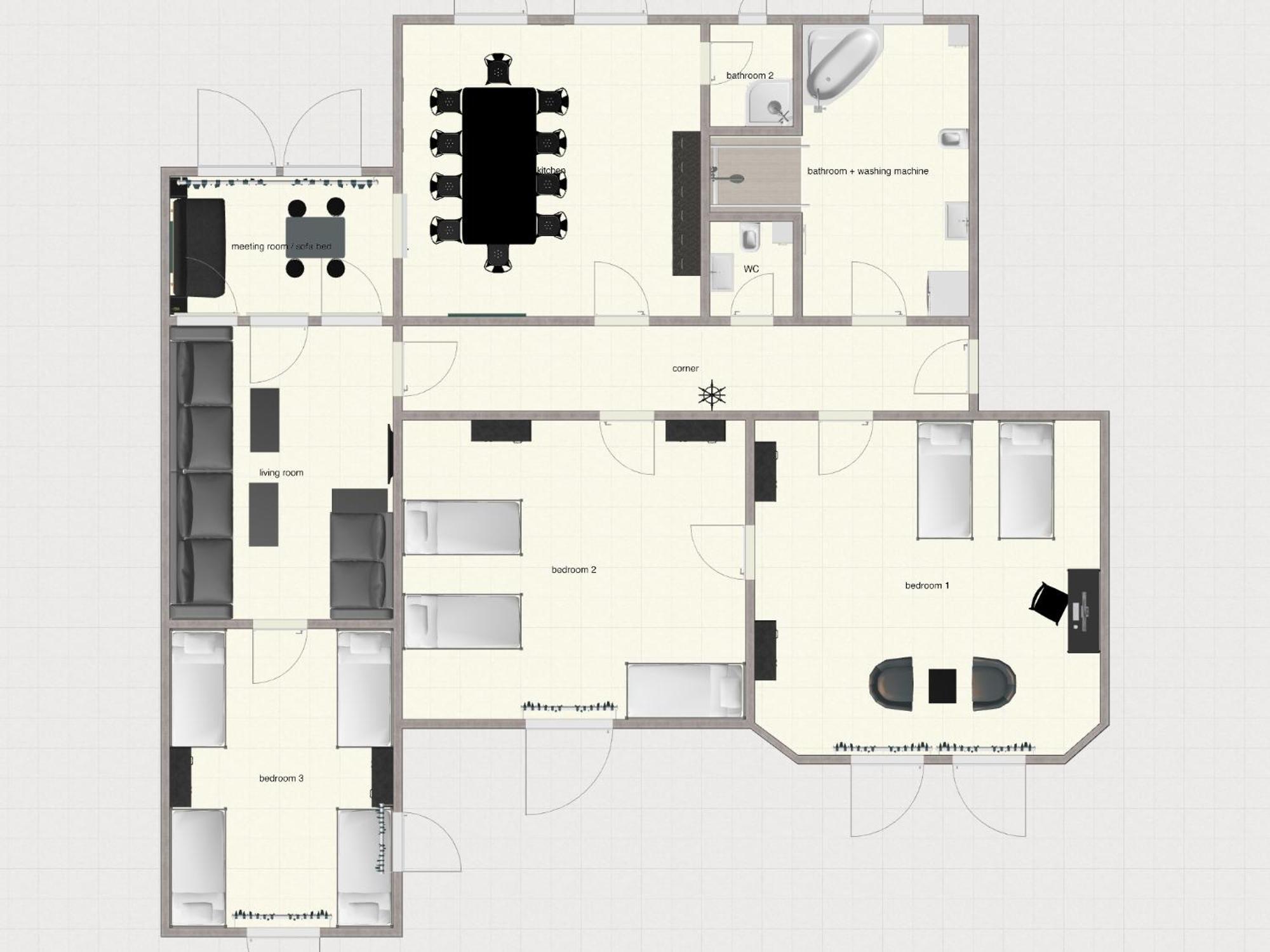 Apartment Sh-team For Work & Travel With Free Parking Duisburg
